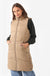 Uppsala Padded Gilet in Tan