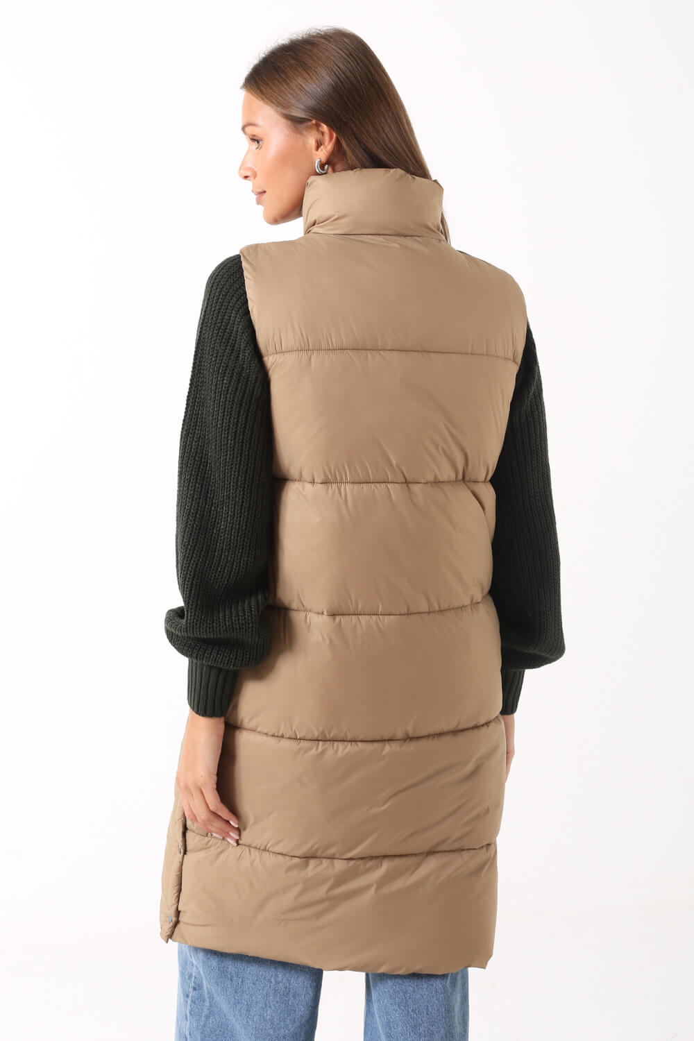 Uppsala Padded Gilet in Tan