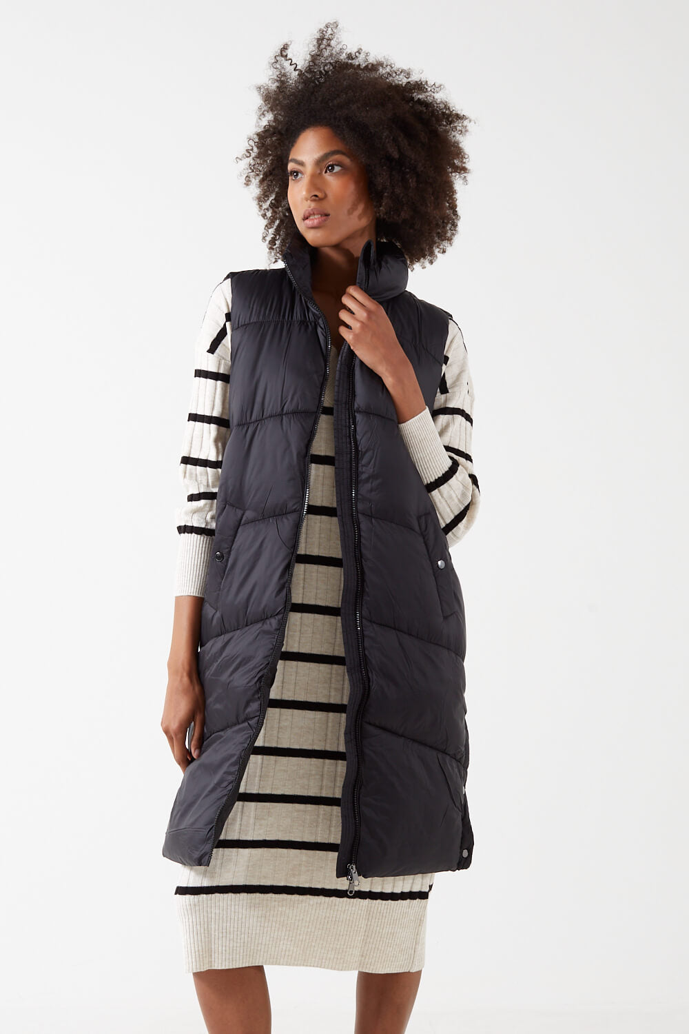 New Uppsala Padded Gilet in Black