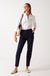 Flash Mid Rise Belted Trousers in Navy
