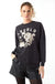 Tanya LS Oversize Sweatshirt Dragon Print in Black