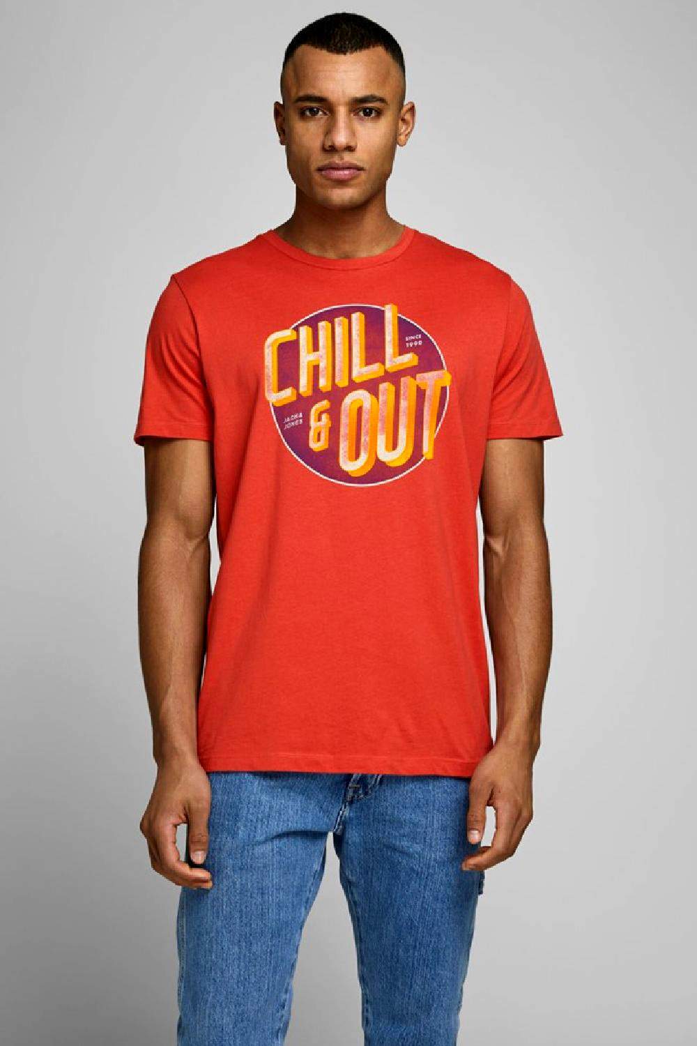 Grove Tee Ss Crew Neck In Chili