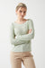 Geena Knit Pullover in Light Green