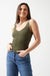 Nanna Knit Top in Khaki