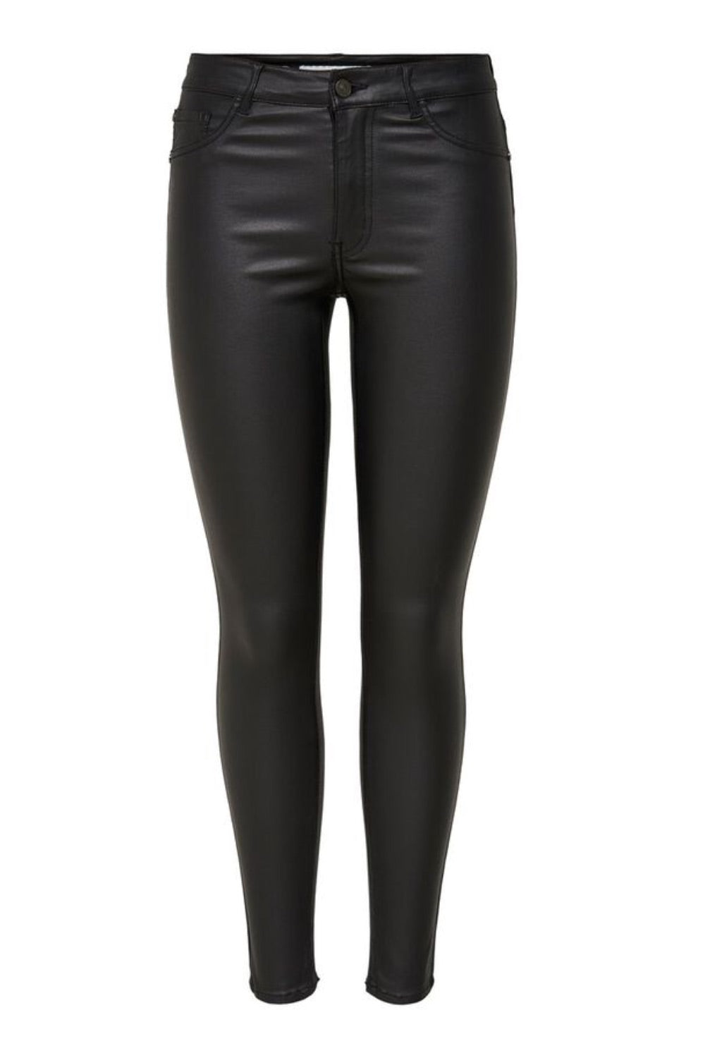 NEWTHUNDER Coated Jeans in Black