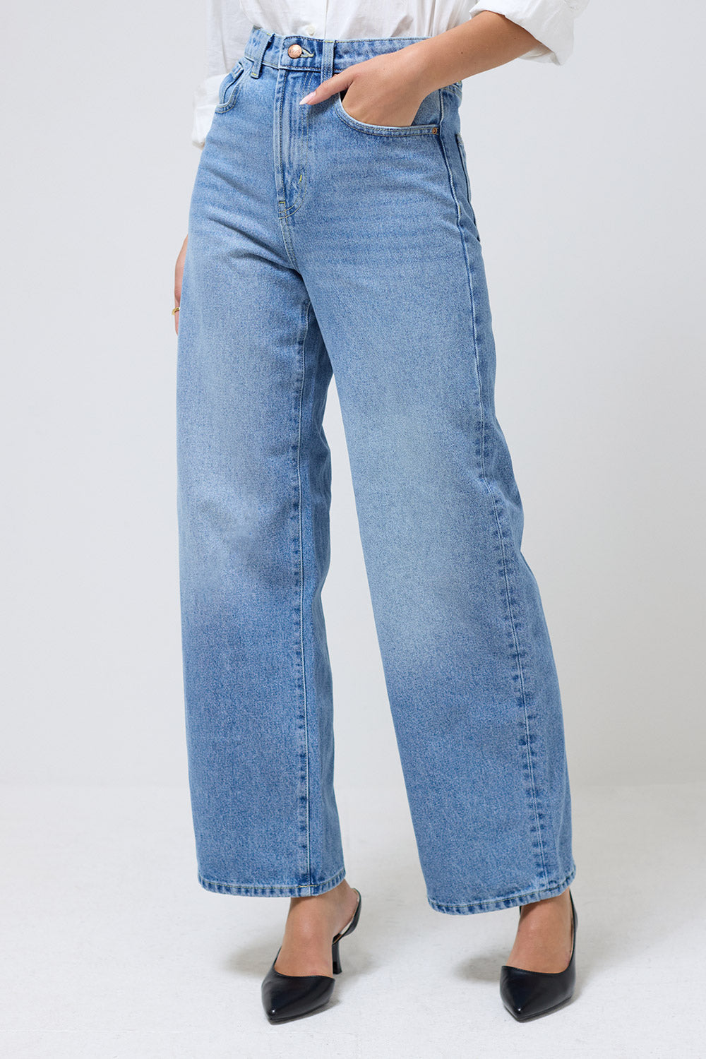 Hope High Waisted Wide Leg Jeans