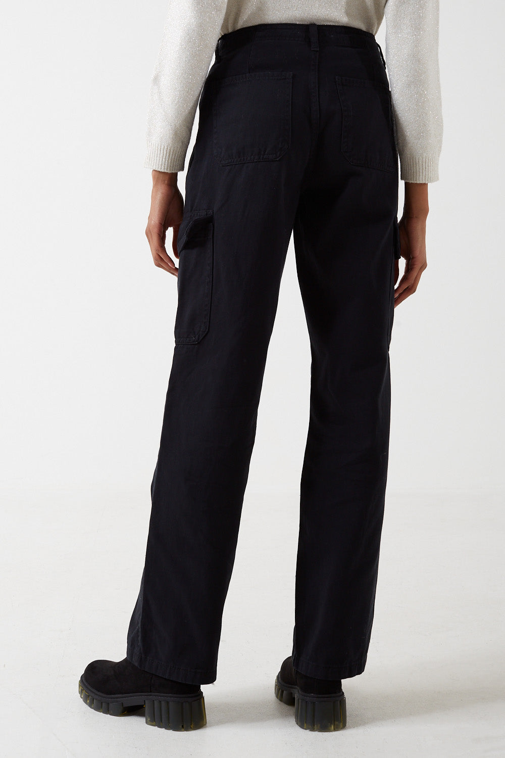 Malfy Cargo Pant in Black
