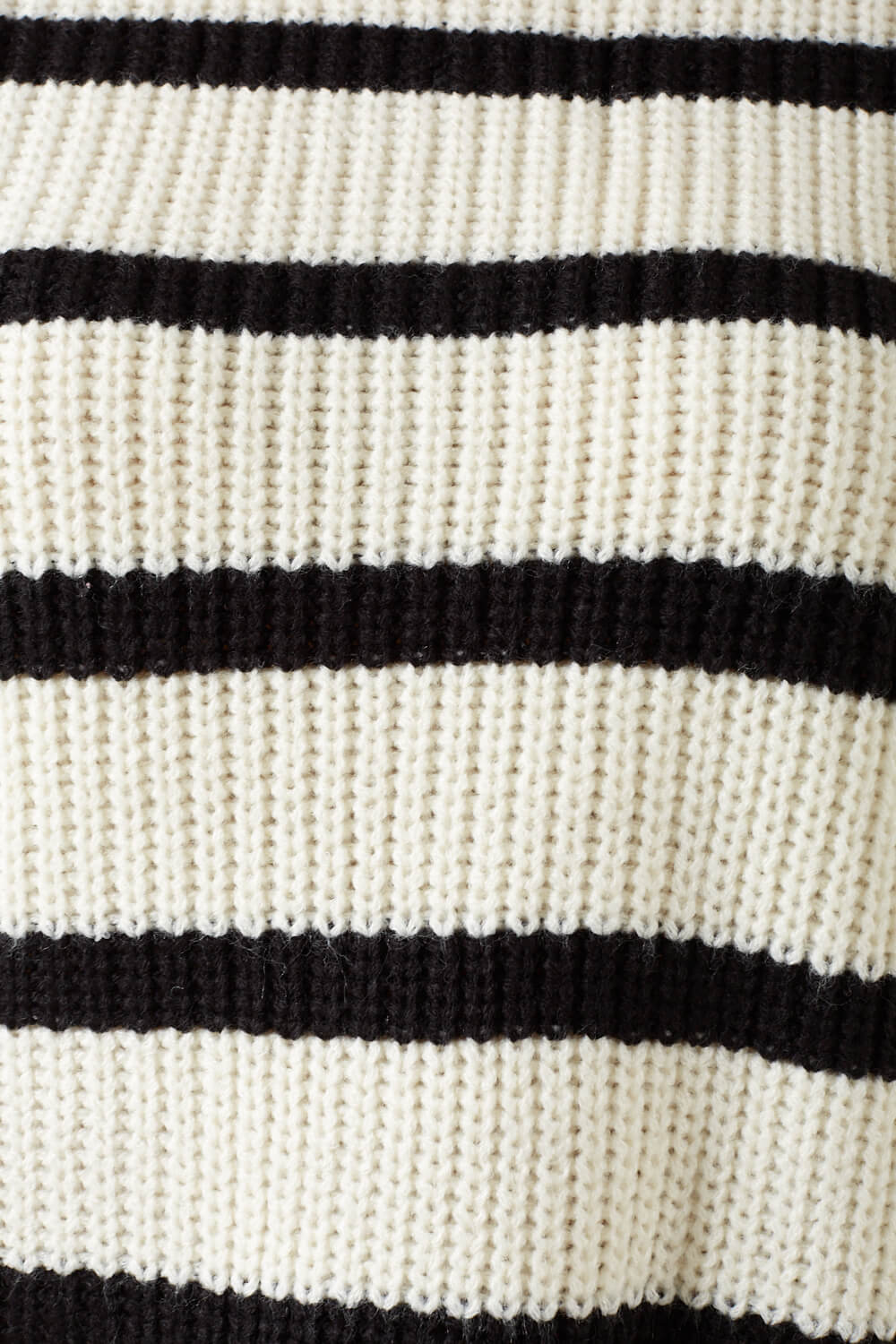 Justy Runa High Neck Striped Pullover