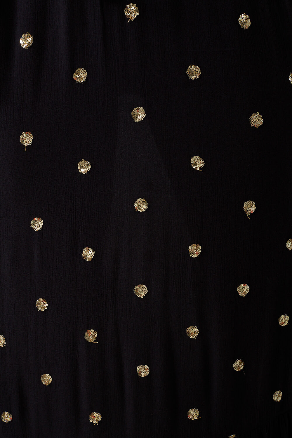 Sasha Foil Sequin Print Dress in black