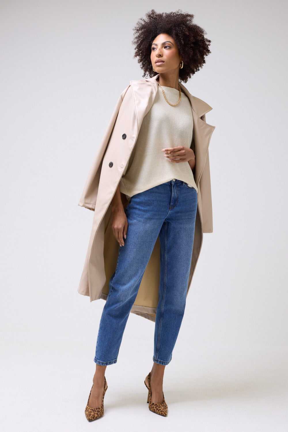 New Batwing Sleeve Top in Cream