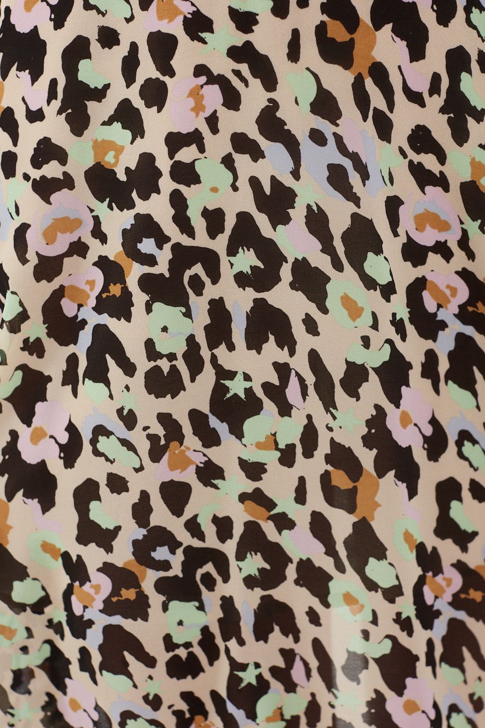 Naomi Animal Print Dress in Black