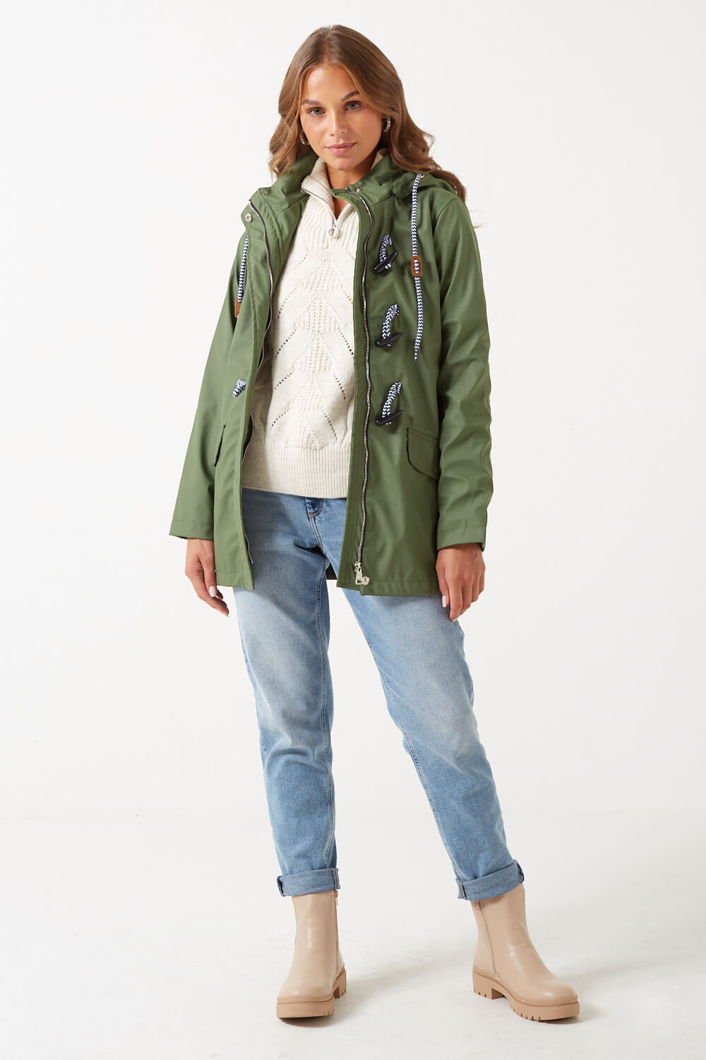 Josh Raincoat in Khaki