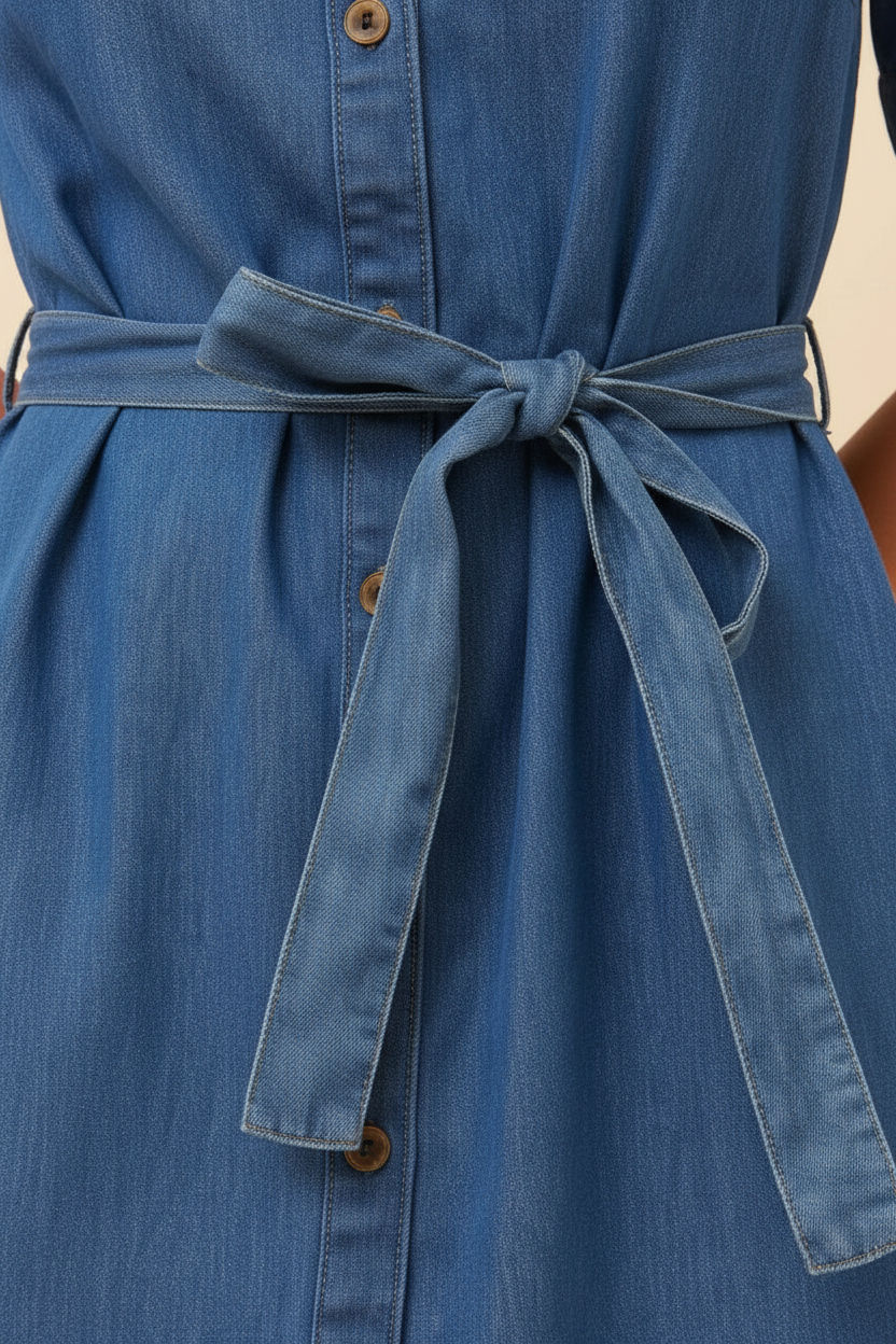 Kay Denim Shirt Dress