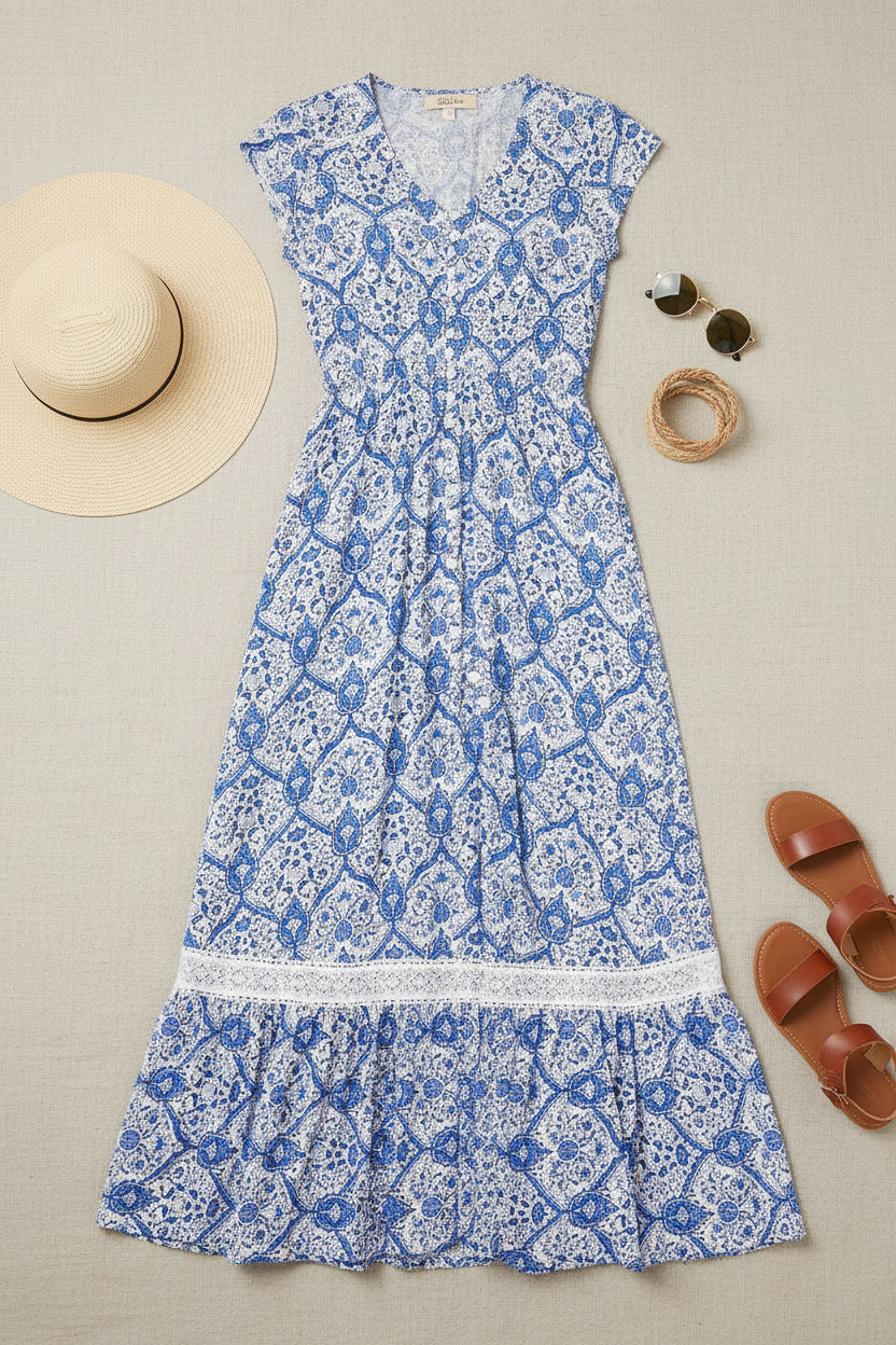 Printed Maxi Dress