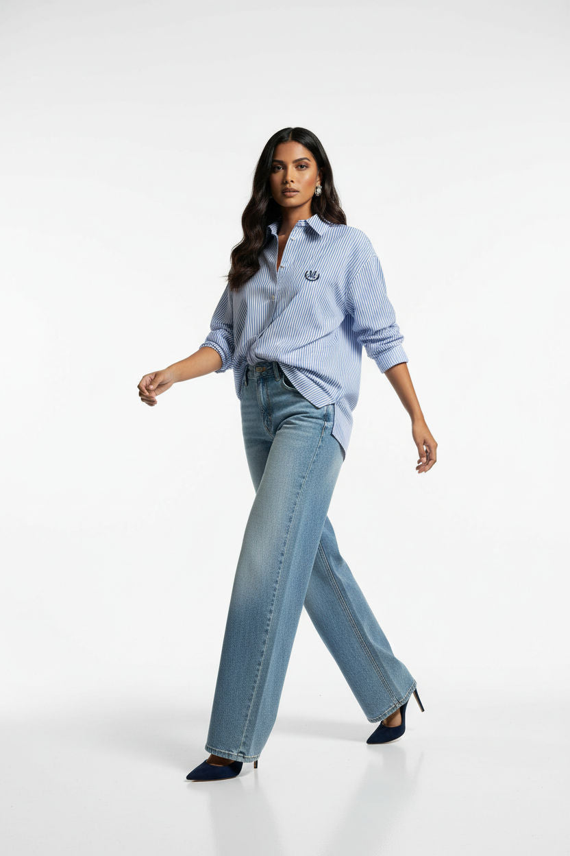 Collared Button-Up Shirt