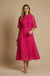 Jude Lace Occasion Midi Dress in Cerise