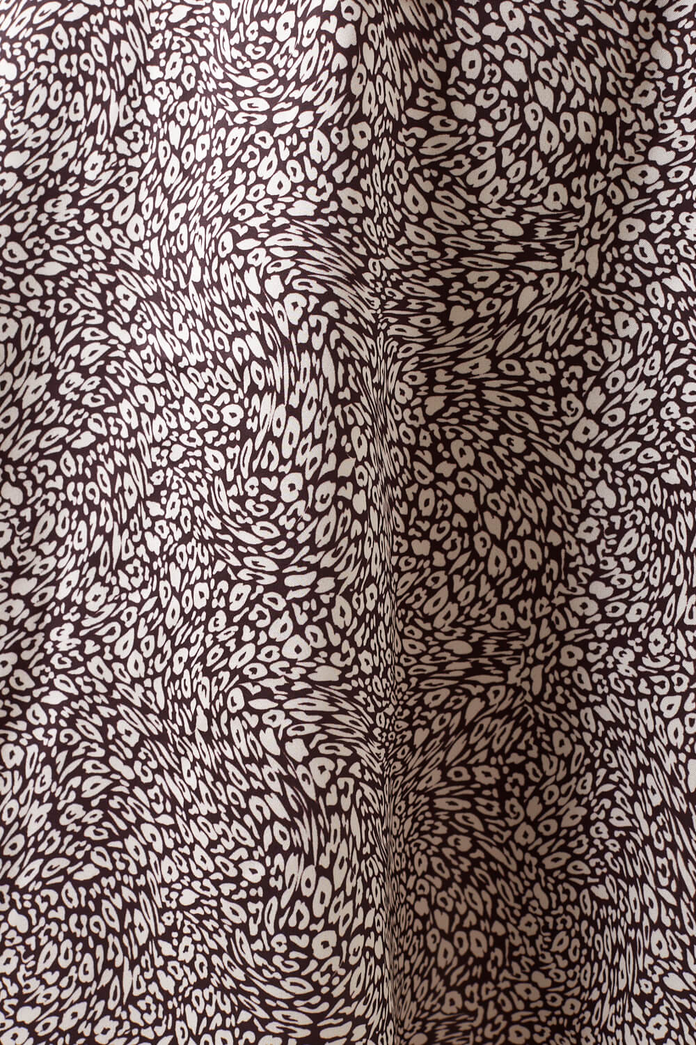 Jennifer Leopard Print Short Dress in Brown