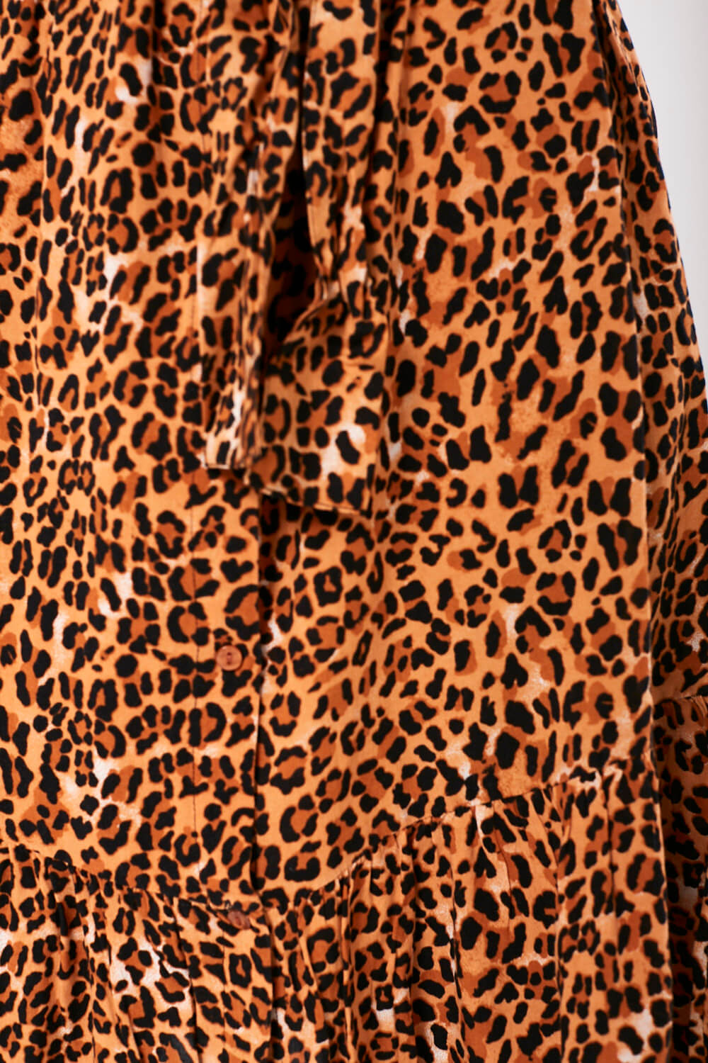 Brenna Leopard Print Shirt Dress
