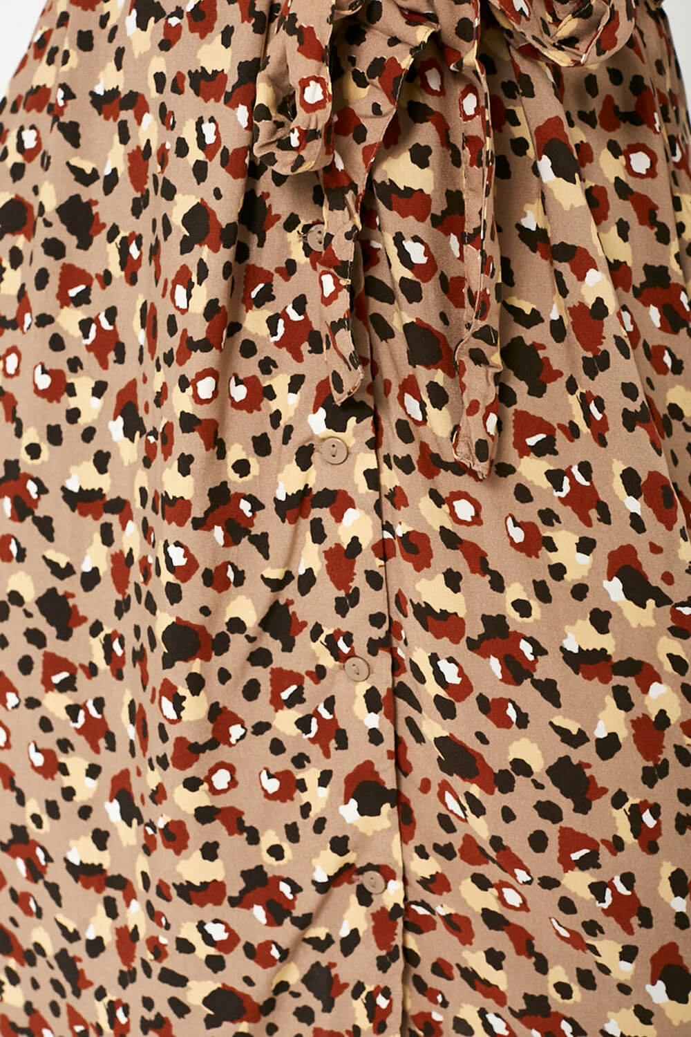 Carly Shirt Dress in Leopard Print