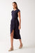 Stacey Midi Dress in Navy
