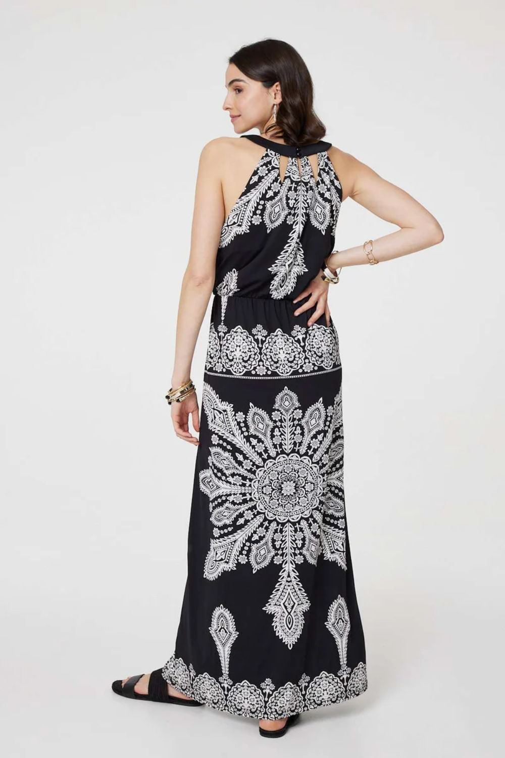 Jen Mosaic Print Maxi Dress