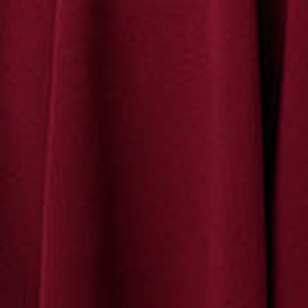 Puff Sleeve Tie Waist Short Skater Dress in Red