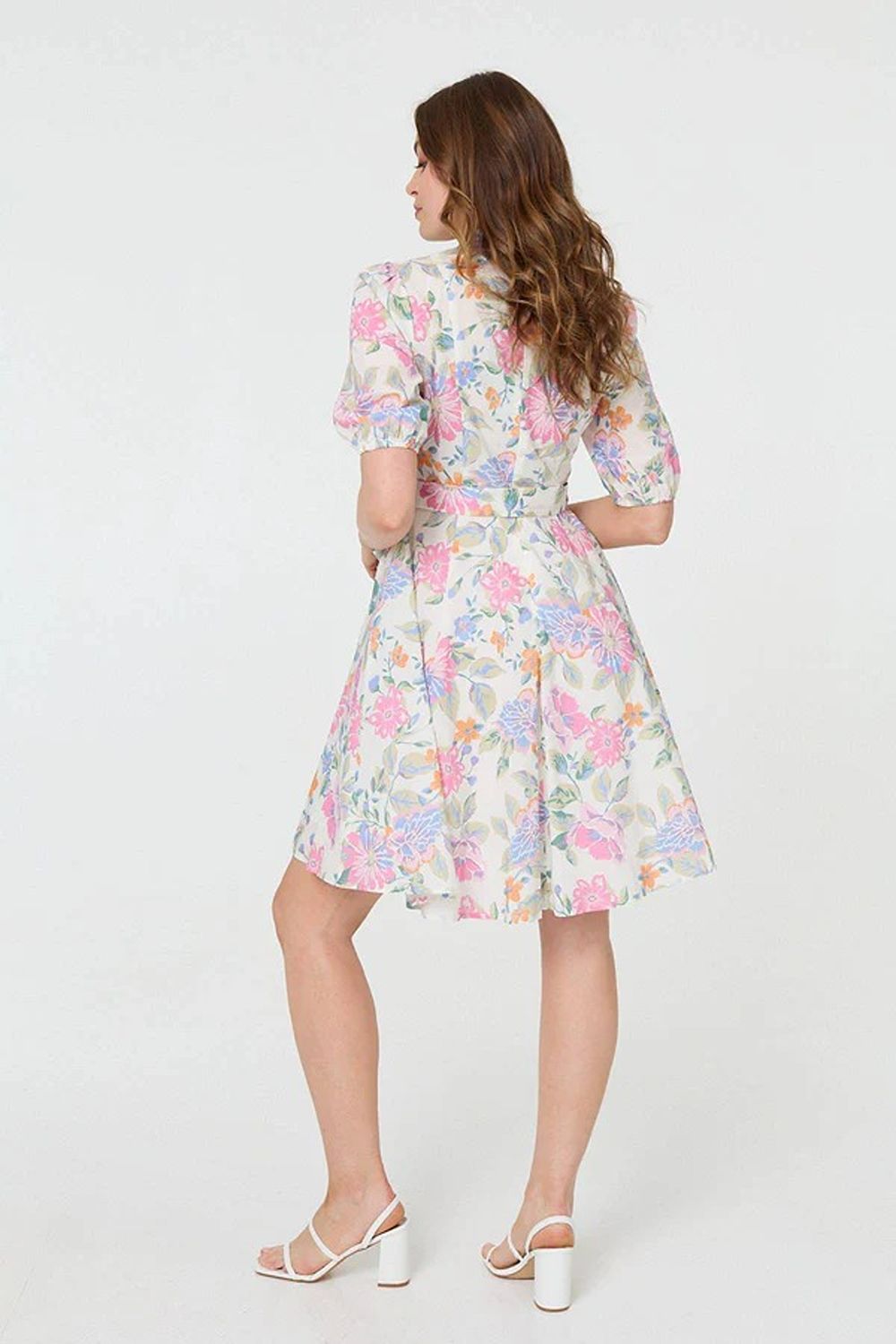 Lia Floral Print Short Dress