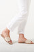 Desi Slider Sandals in Beige
