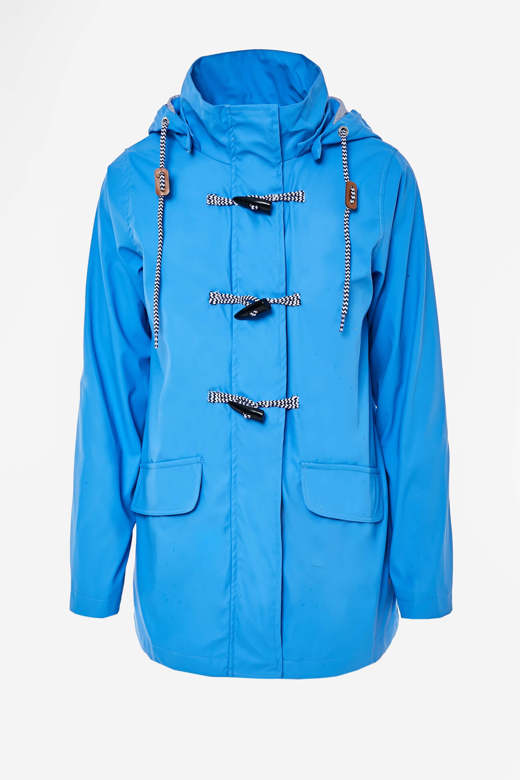 Josh Raincoat in Cornflower Blue