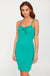 Freja Ribbed Sun Dress in Green