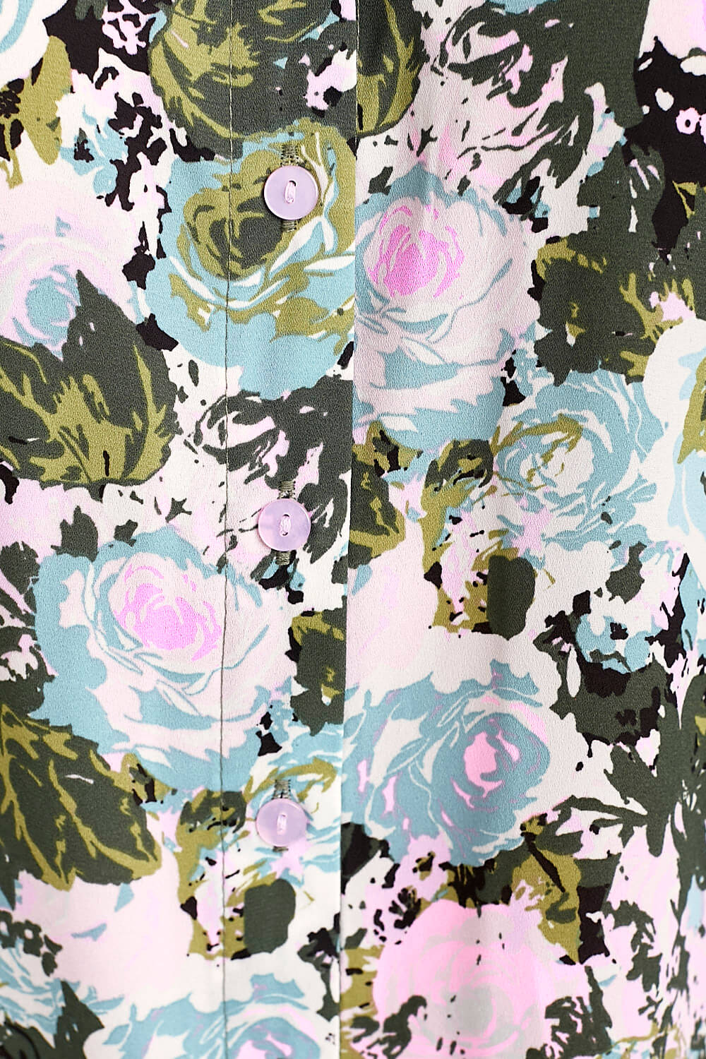 Gaya Floral Button Up Shirt in Purple