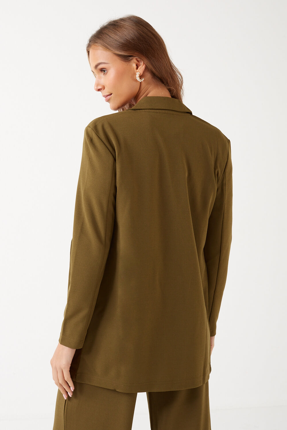 Geggo Blazer in Olive Green