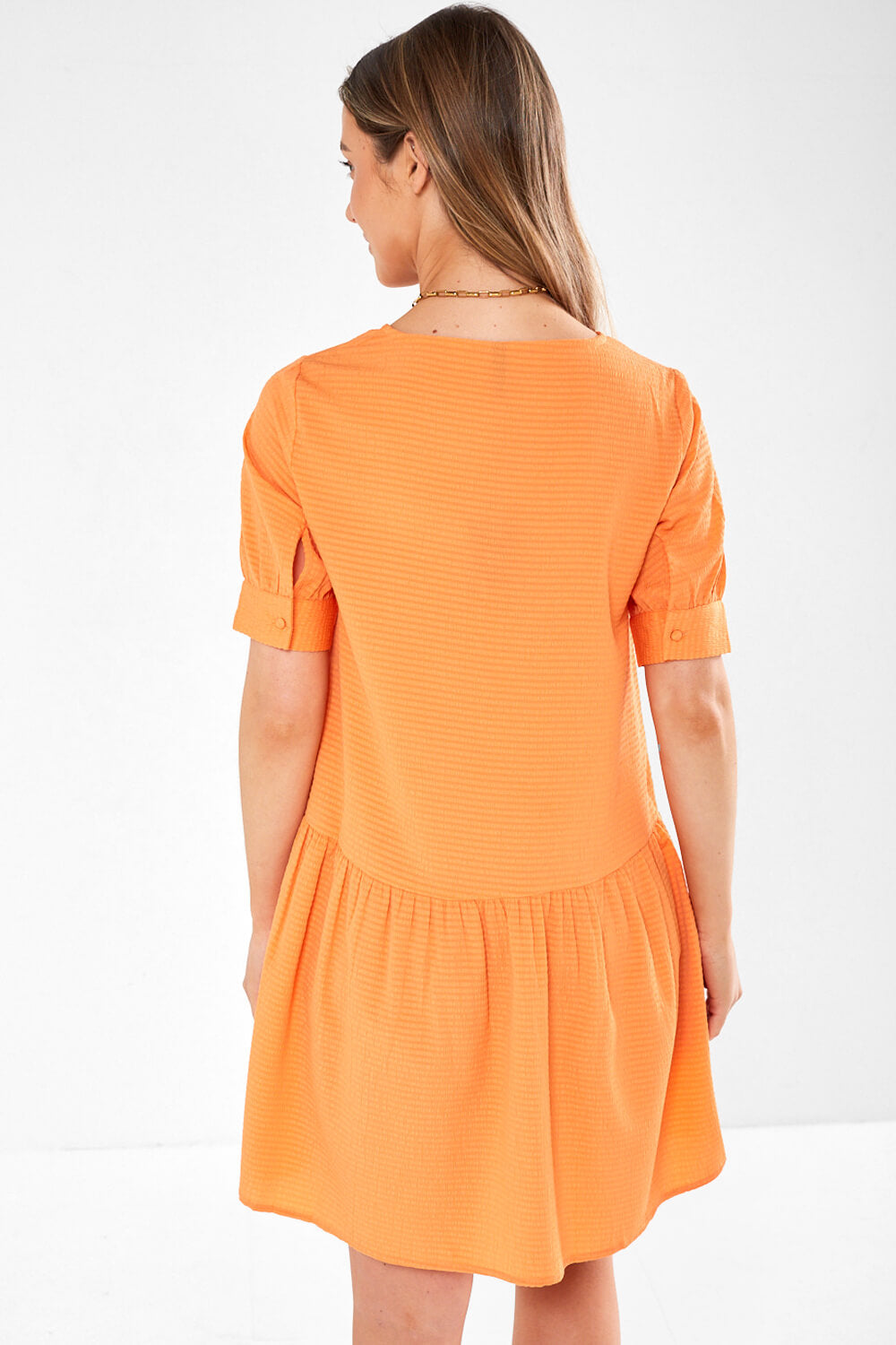 Geneva Dress in Orange