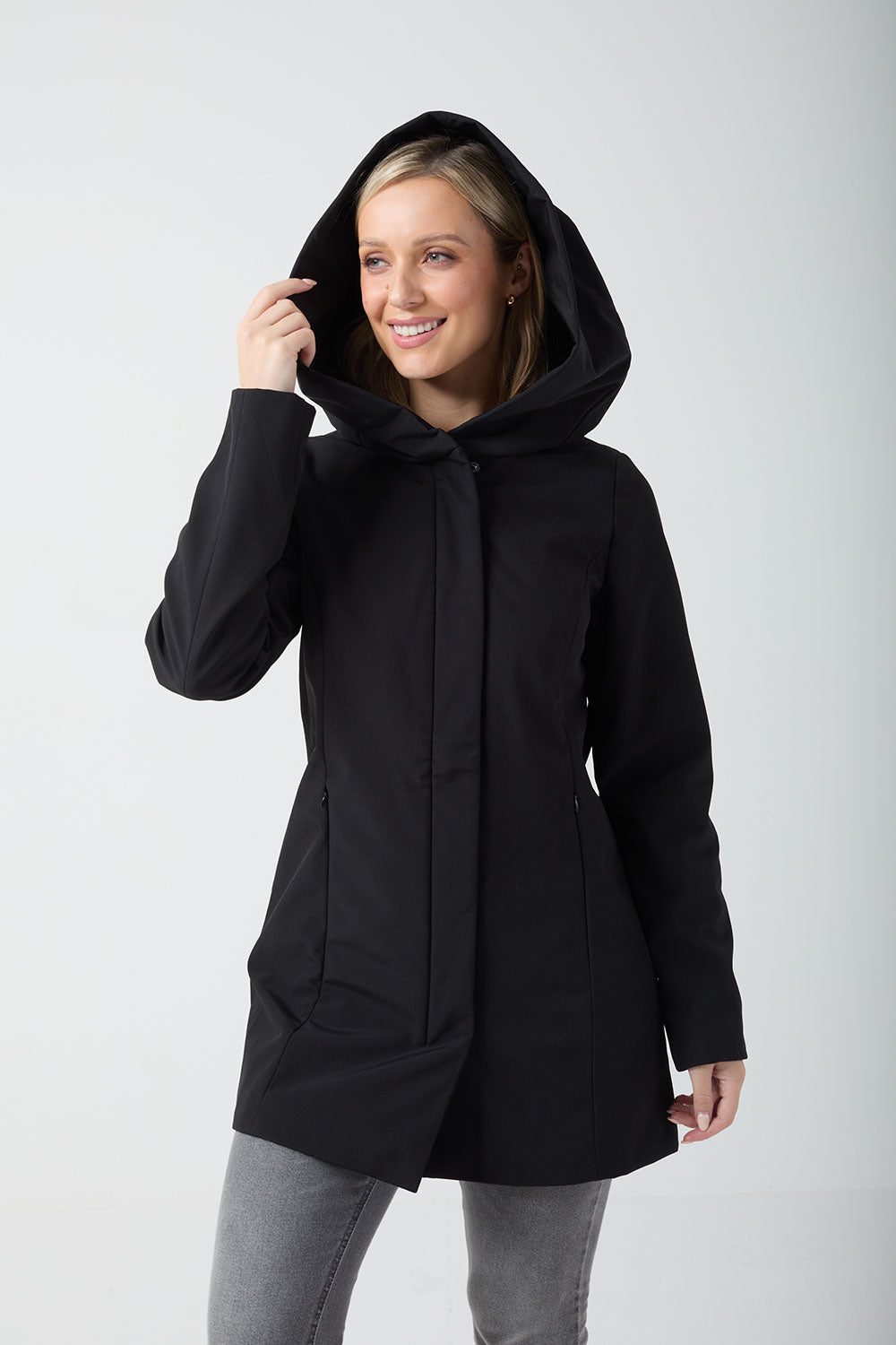 Donna Wrap Jacket in Black