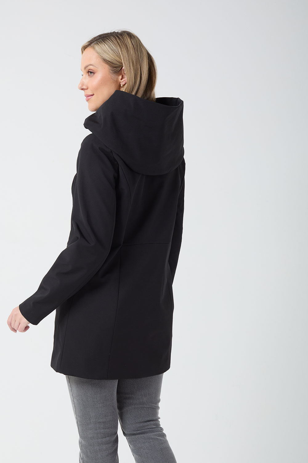 Donna Wrap Jacket in Black