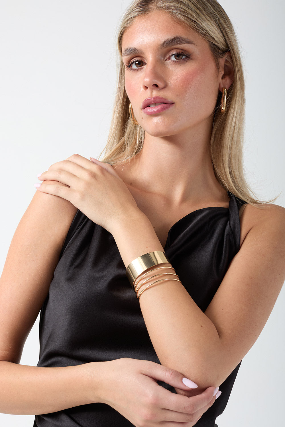 Merle Sleeve Less Dress in Black