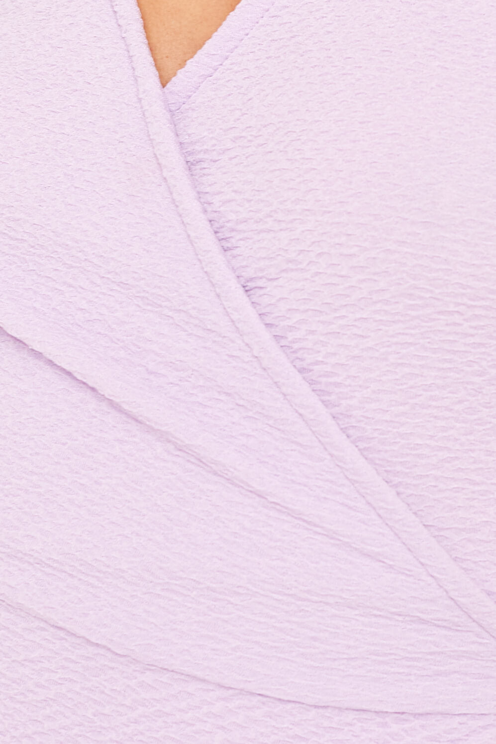 Hollis Textured Wrap Dress in Lavender