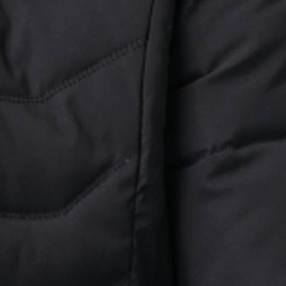 Faux Fur Hooded Zip-Up Puffer Jacket in Brown