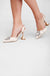 Jodie Jewel Brooch Heels in Beige