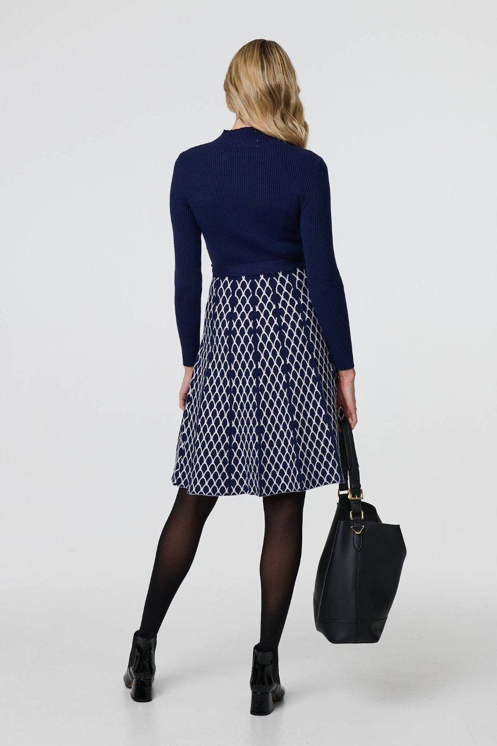 Sam Knit Dress in navy