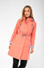 Lilly Drawstring Rain Jacket in Coral