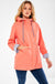 Lilly Stripe Lined Raincoat in Coral