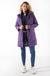 Lilly Drawstring Rain Jacket in Purple