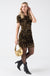 Liadan Sequin Dress in Black Gold