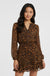 Liz Smock Dress in Leopard Print