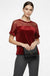 Ella Blouse in Red
