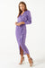 Alicent Sequin Midi Dress in Purple