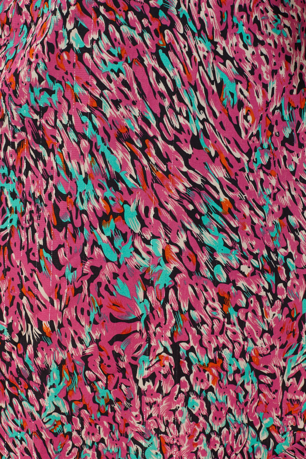 Nerina Printed Halter Neck Midi Dress in Black