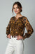 Teo Leopard Print Blouse