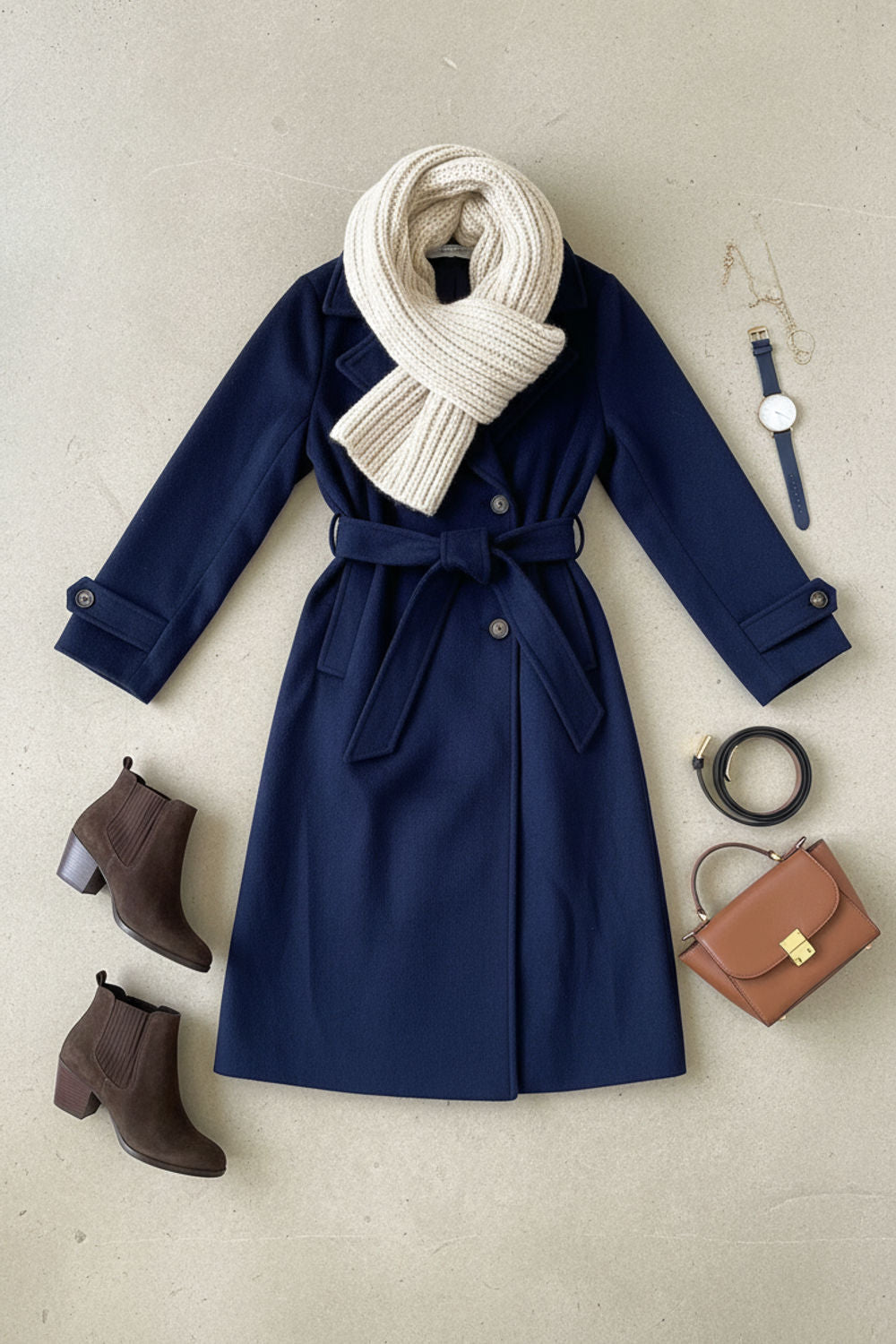 Belted Longline Coat